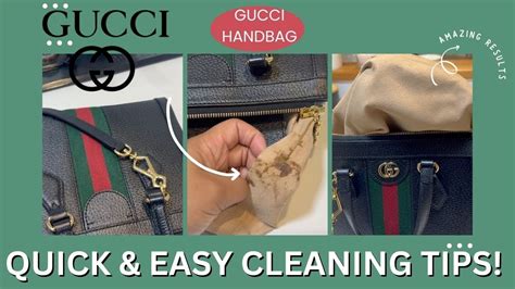 how to clean my gucci bag|gucci canvas bag cleaner.